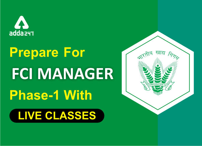 FCI Manager Phase-1 की तैयारी Live Classes के साथ | 14 अक्टूबर से शुरू | Latest Hindi Banking jobs_2.1
