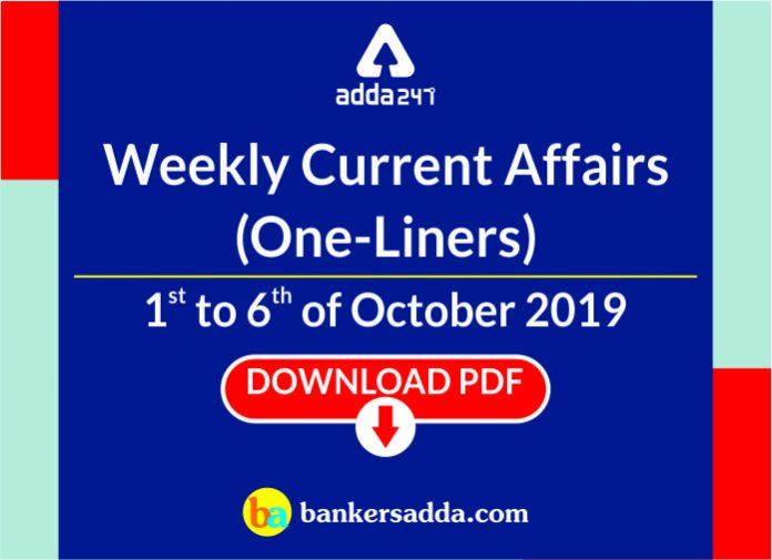 Weekly Current Affair 01-06 October (1)