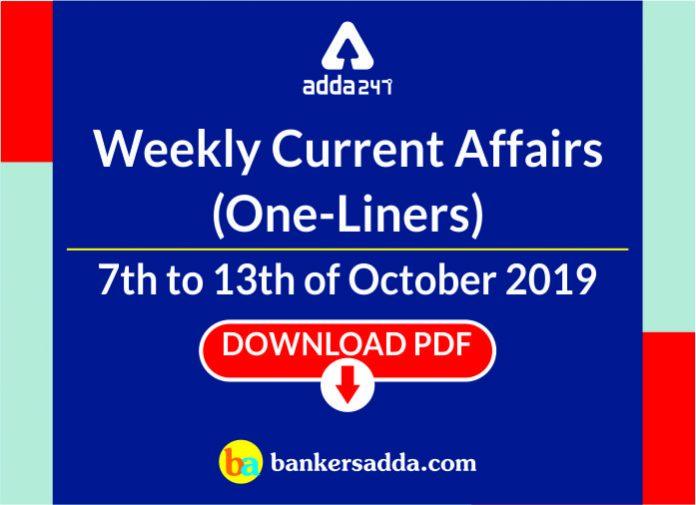 Weekly Current Affair 07-13 October