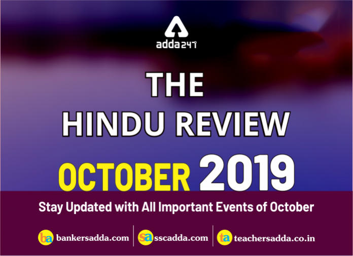 The Hindu Review October 2019