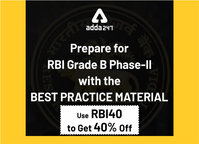 RBI ग्रेड B Phase-II परीक्षा की तैयारी करें बेस्ट प्रैक्टिस मेटेरियल के साथ | 40% छूट के लिए Use RBI40 | Latest Hindi Banking jobs_2.1