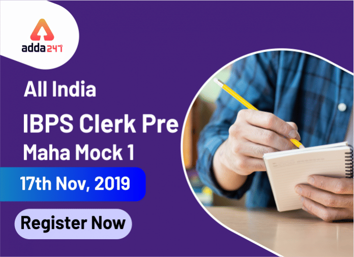 IBPS Clerk Pre Maha Mock 1 (696x505) Register Now