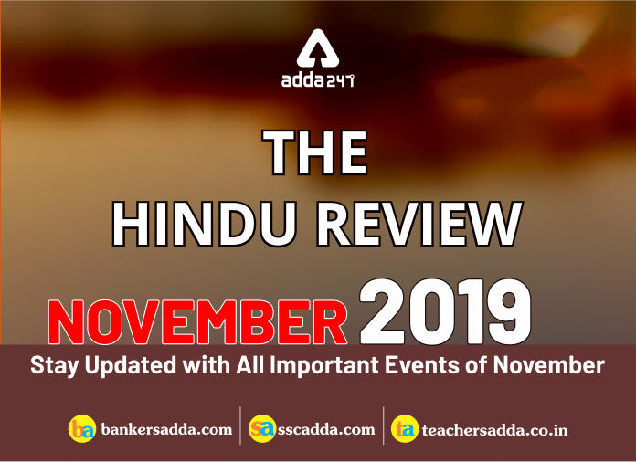 The Hindu Review November 2019 - Blog