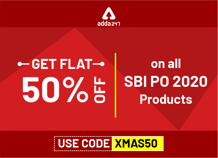 सभी SBI PO 2020 उत्पादों पर 50% की छूट! कूपन कोड – XMAS50 | Latest Hindi Banking jobs_2.1