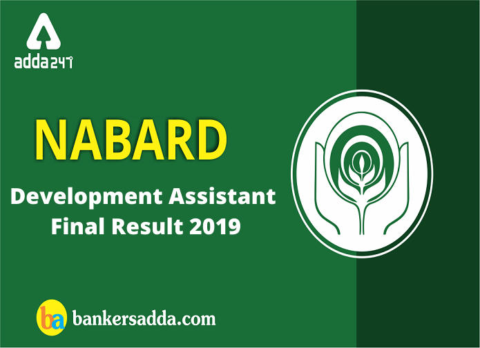 Development Assistant Final Result 2019