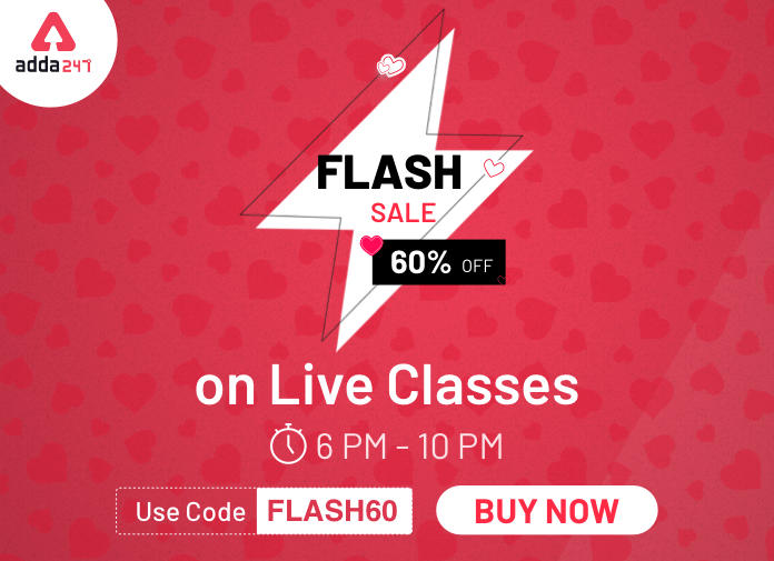 Flash Sale- सभी Live Classes पर 60% Off , Use Code FLASH60, LIVE NOW | Latest Hindi Banking jobs_2.1
