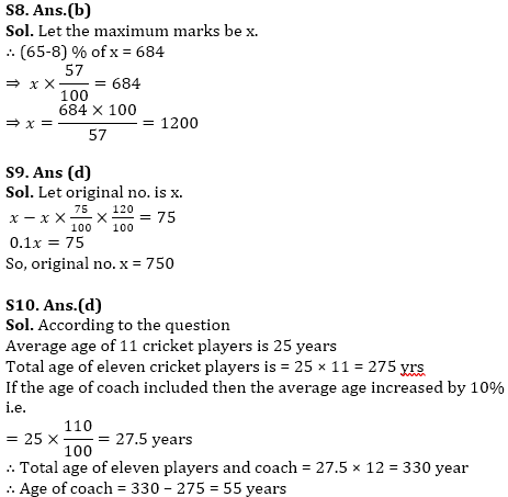 SBI Clerk Prelims Quant Daily Mock: 10th January 2020_8.1