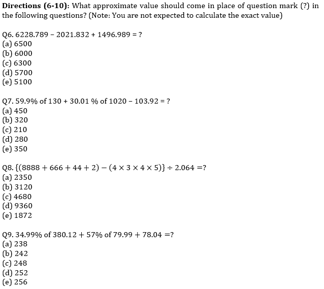 SBI Clerk Prelims Quant Daily Mock: 9th February 2020_6.1