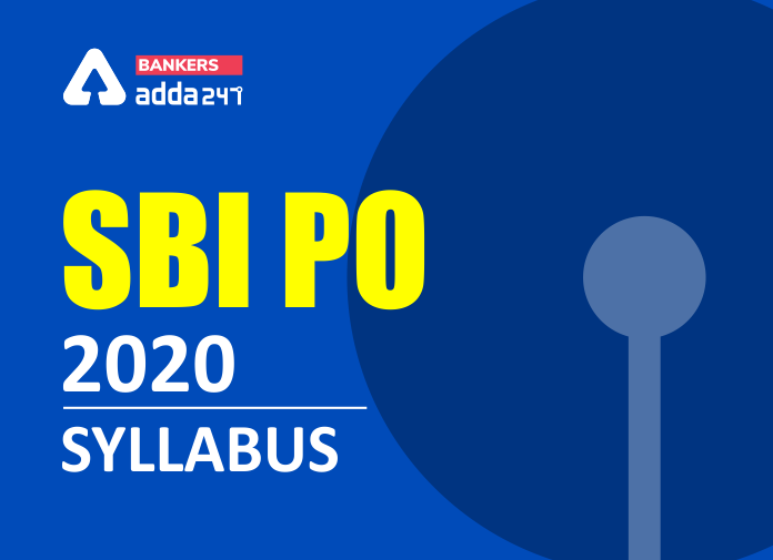 SBI PO 2020 Syllabus - Blog