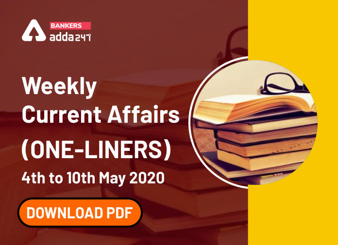 Weekly One Liners 4th to 10th May 2020 - Blog