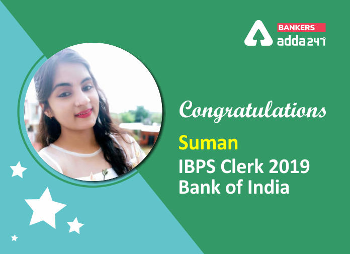 IBPS Clerk में Bank of India में Selected सुमन की Success Story | Latest Hindi Banking jobs_2.1