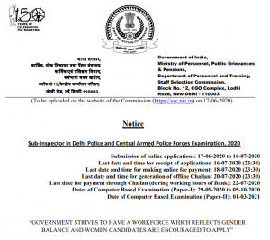SSC CPO 2020 Notification PDF : आवेदन करने की अंतिम तिथि, 1564 वेकेंसी के लिए अभी करें आवेदन | Latest Hindi Banking jobs_4.1