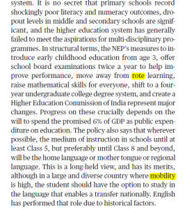 The Hindu Editorial Vocabulary- A long Road| 31 July_4.1