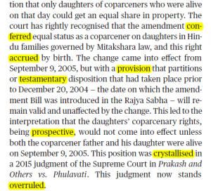 The Hindu Editorial Vocabulary- Right by Birth | 14 August_4.1