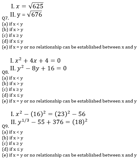 IBPS PO Prelims Quantitative Aptitude Mini Mock 2- Quadratic Inequalities_6.1