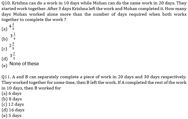 IBPS PO Prelims Quantitative Aptitude Mini Mock 9- Time & Work and Pipes & Cistern |_7.1