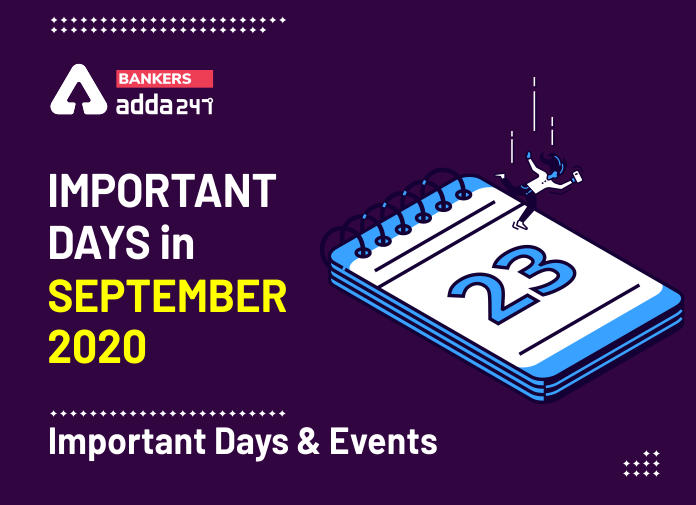 Important days in September 2020 - Important Days & Events -Blog