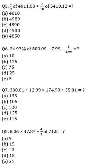 IBPS PO Prelims Quantitative Aptitude Mini Mock 28- Approximation |_4.1