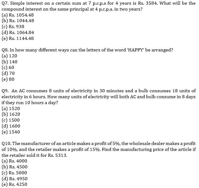 IBPS RRB Prelims Quantitative Aptitude Mini Mock 13- Word Problem |_6.1