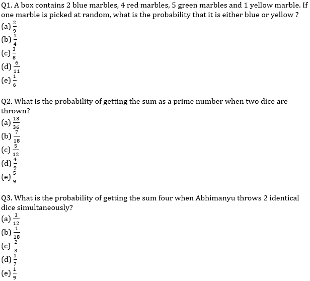 IBPS PO Prelims Quantitative Aptitude Mini Mock 36- Simple Interest & Compound Interest, Probability and Permutation & Combination |_3.1