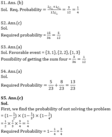 IBPS PO Prelims Quantitative Aptitude Mini Mock 36- Simple Interest & Compound Interest, Probability and Permutation & Combination |_8.1