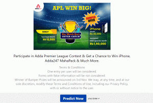 Adda Premier League Contest में भाग लें और जीतें iPhone, Adda247 MahaPack और बहुत कुछ | Latest Hindi Banking jobs_3.1