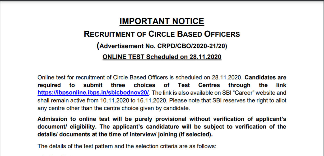 SBI CBO Exam Pattern, Syllabus & Exam Date : सर्किल बेस्ड ऑफिसर की लिखित परीक्षा का पैटर्न | Latest Hindi Banking jobs_4.1