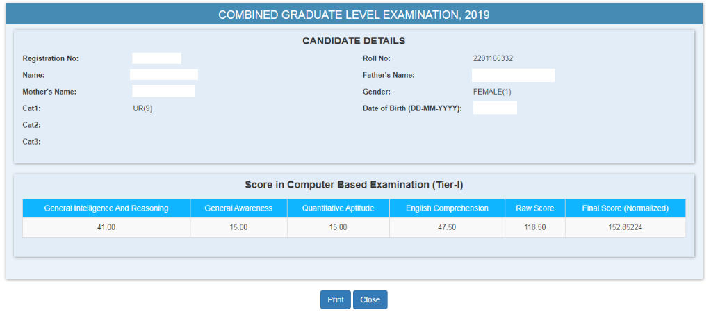 SSC CGL Marks 2020 Out: Check CGL Tier-1 Scorecard