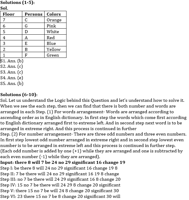 Reasoning Ability Quiz for IBPS 2020 Mains Exams- 27th November |_3.1