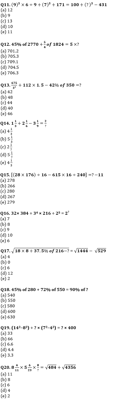 Quantitative Aptitude Quiz For IBPS RRB PO, Clerk Prelims 2021- 17th April_3.1