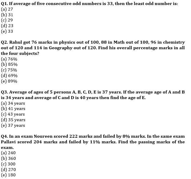 Basic Quantitative Aptitude Quiz for All Banking Exams- 06th May |_3.1