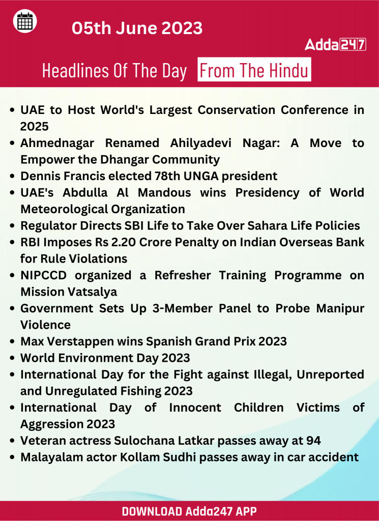 Daily Current Affairs 05th June 2023_18.1