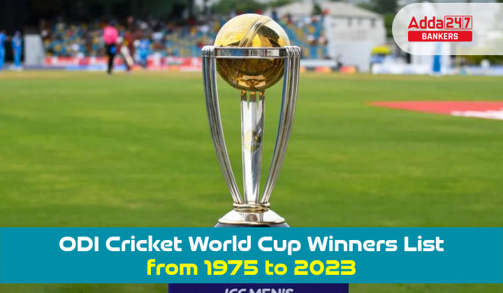ODI Cricket World Cup Winners