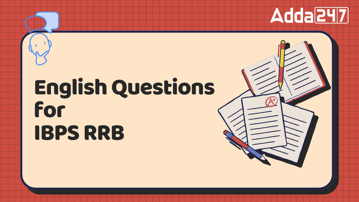 English Questions for IBPS RRB