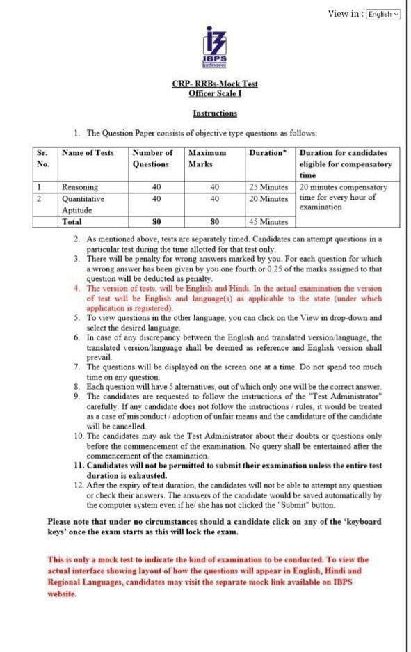 IBPS RRB PO Syllabus 2024 & Exam Pattern for Prelims & Mains_3.1