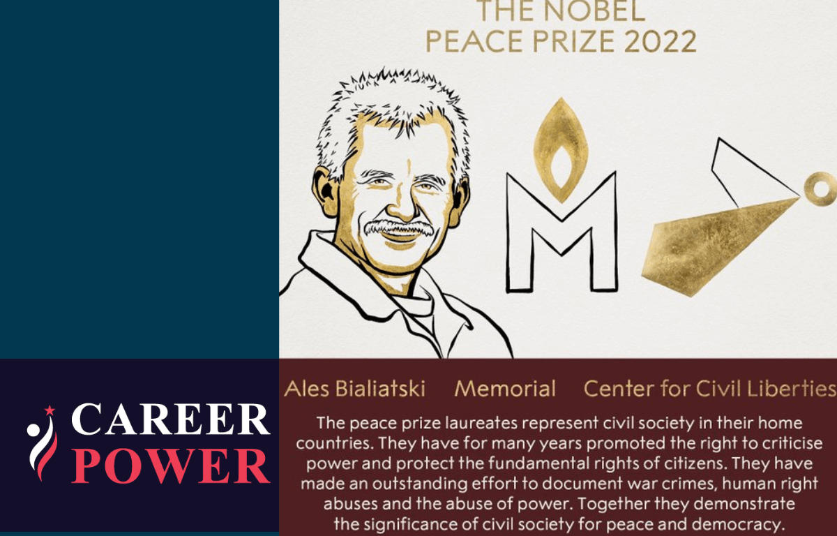 Nobel Peace Prize 2022 Awarded to Ales Bialitski, Memorial and Center for Civil Liberties_20.1