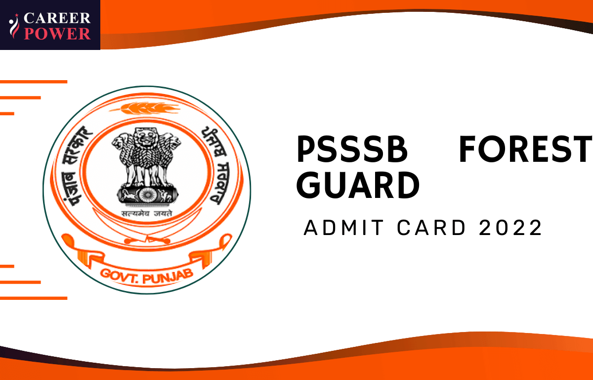 PSSSB Forest Guard Admit Card 2022 Out, Direct Download Link_20.1