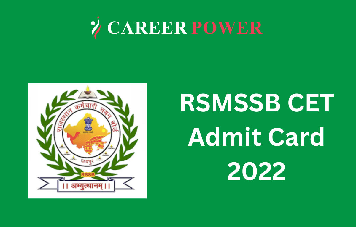 RSMSSB CET Admit Card 2023 Out for 12 Level, CET Download Link_30.1