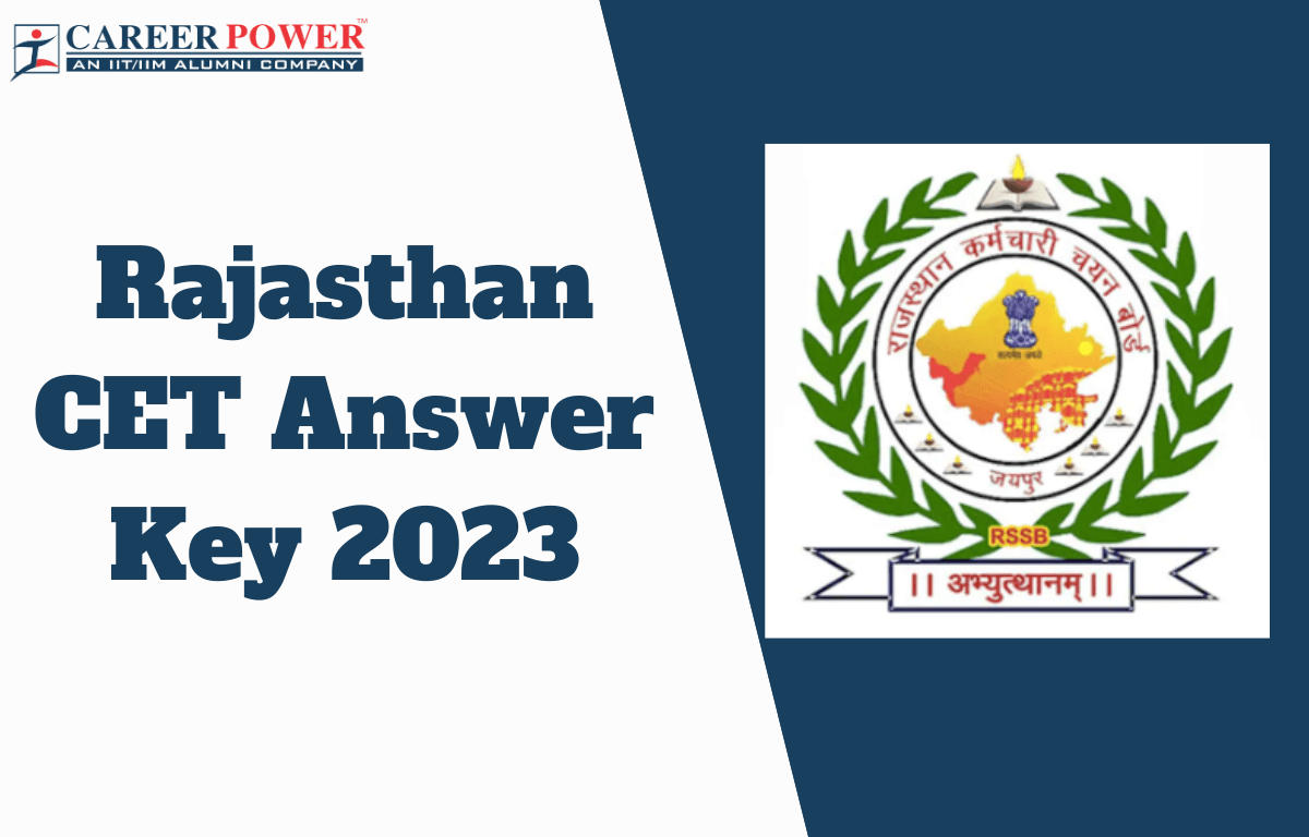 Rajasthan CET Answer Key 2023, 12th Level Response Sheet PDF_30.1