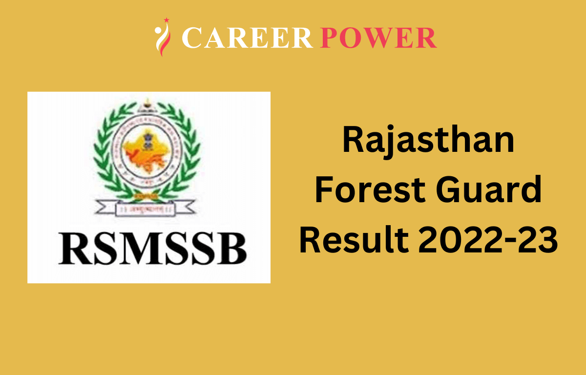 Rajasthan Forest Guard Result 2023 Out, Download Result PDF_20.1