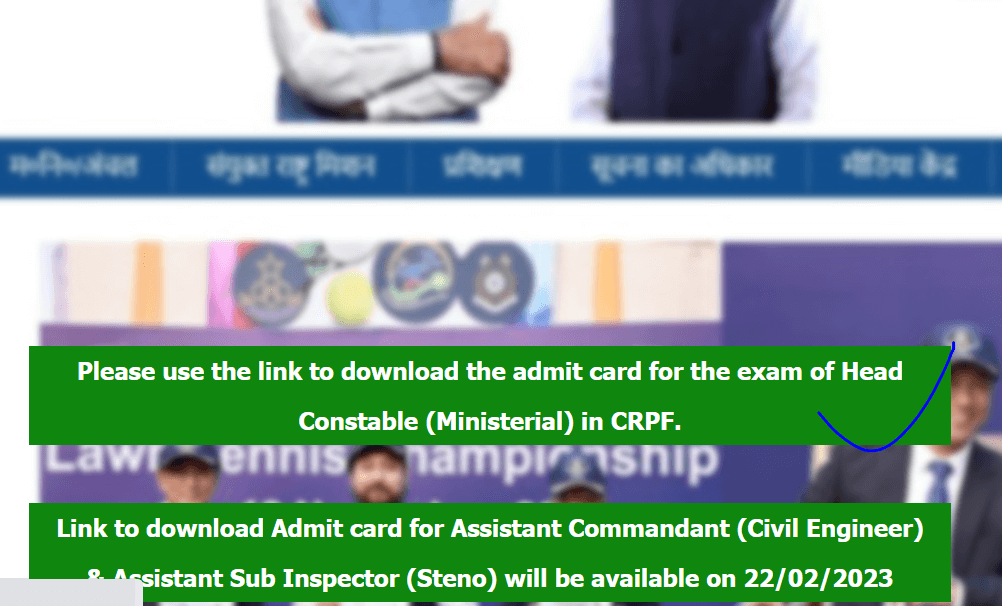 CRPF Admit Card 2023 Out, ASI Download Link @crpf.gov.in_60.1