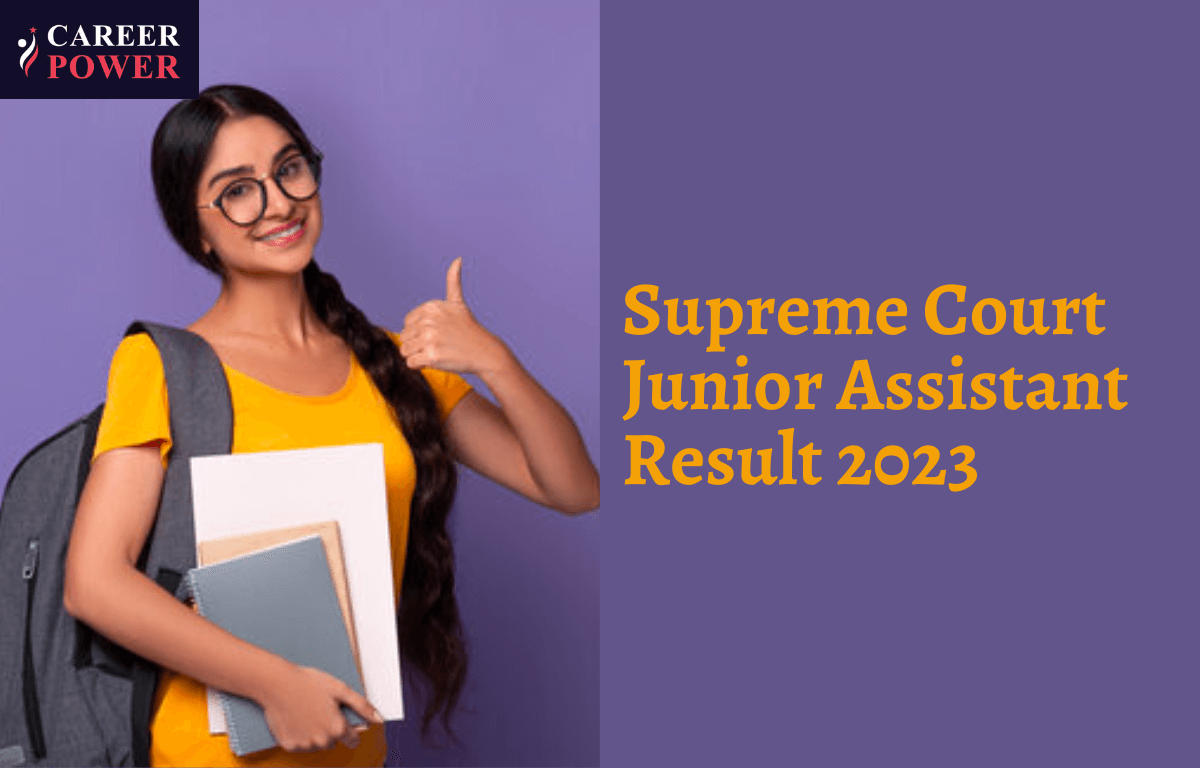 Supreme Court Junior Assistant Result 2023 Out, JCA Score Card Link_20.1