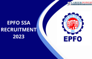 EPFO SSA Recruitment 2023