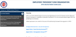 EPFO SSA Recruitment 2023 Notification Out, Exam Date for 2859 Posts_40.1