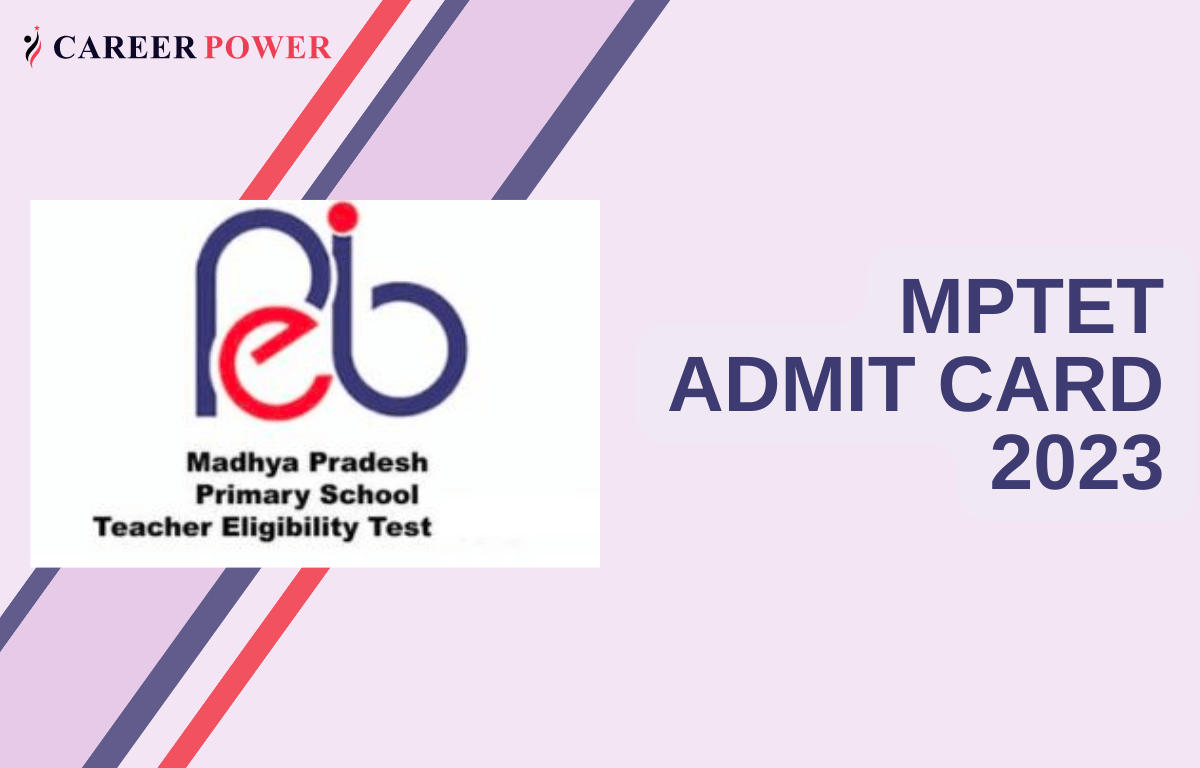 MPTET Admit Card 2023 Out, MP TET Hall Ticket Link_20.1