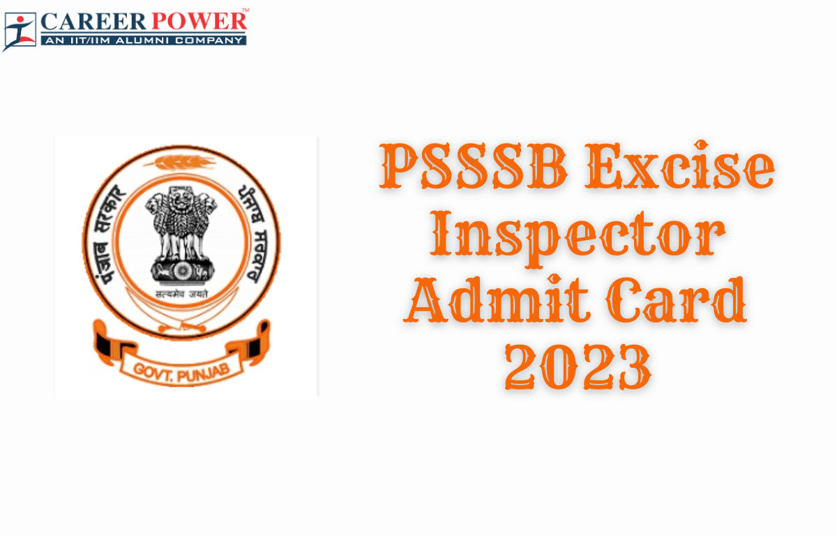 PSSSB Excise Inspector Admit Card 2023