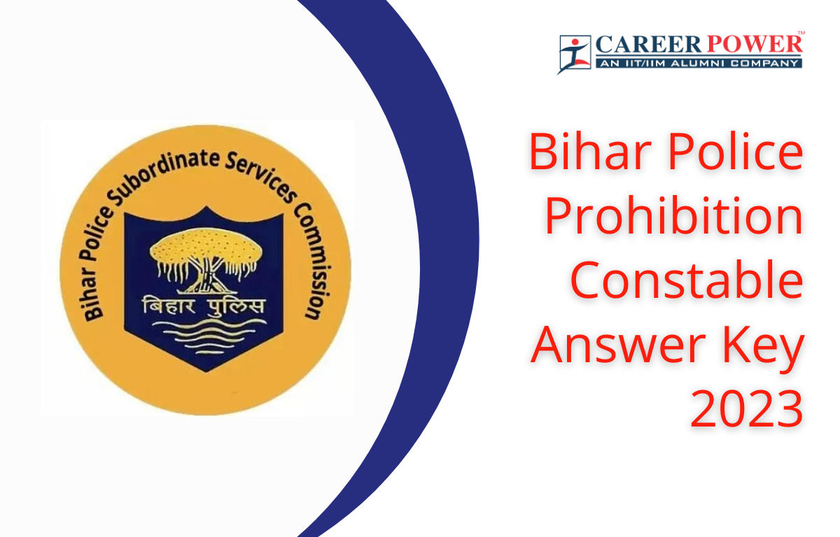 Bihar Police Prohibition Constable Answer Key 2023, Exam Response Sheet_20.1