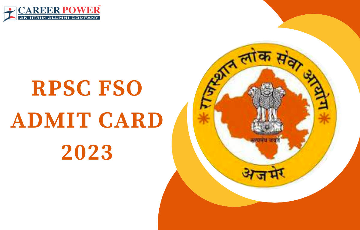 RPSC FSO ADMIT CARD 2023