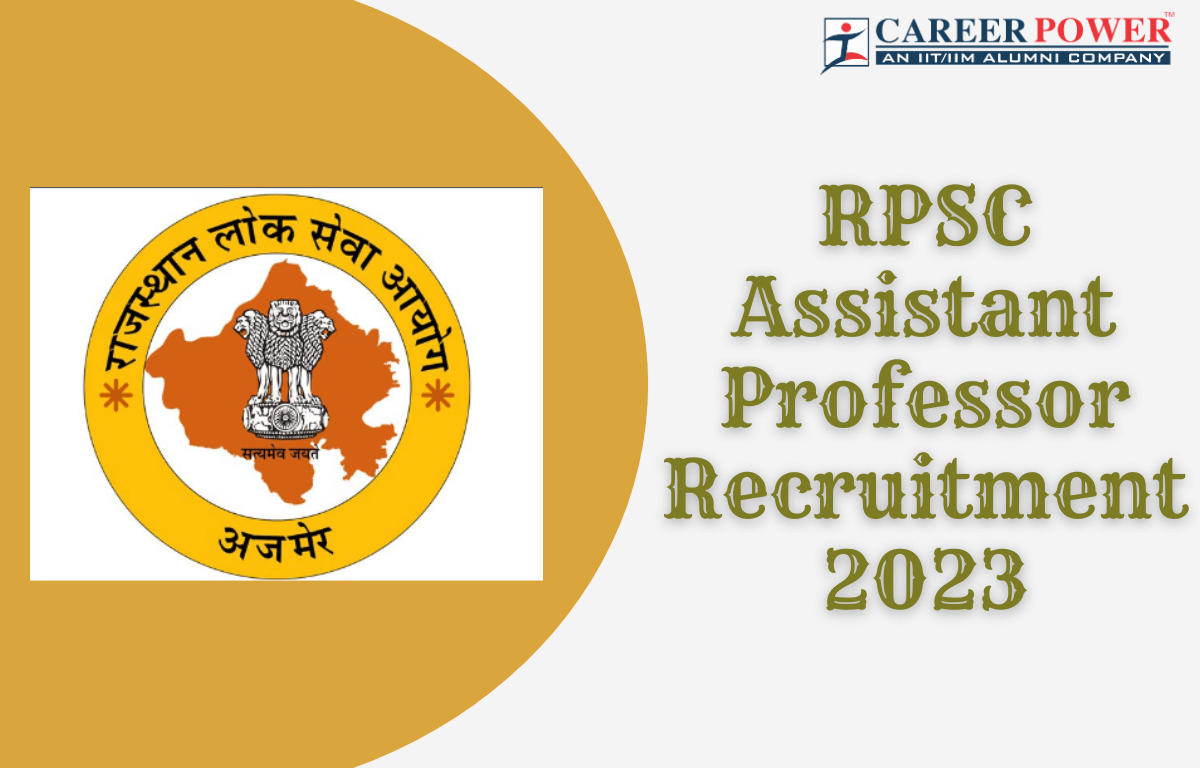RPSC Assistant Professor Recruitment 2023, Apply Online for 533 Vacancies