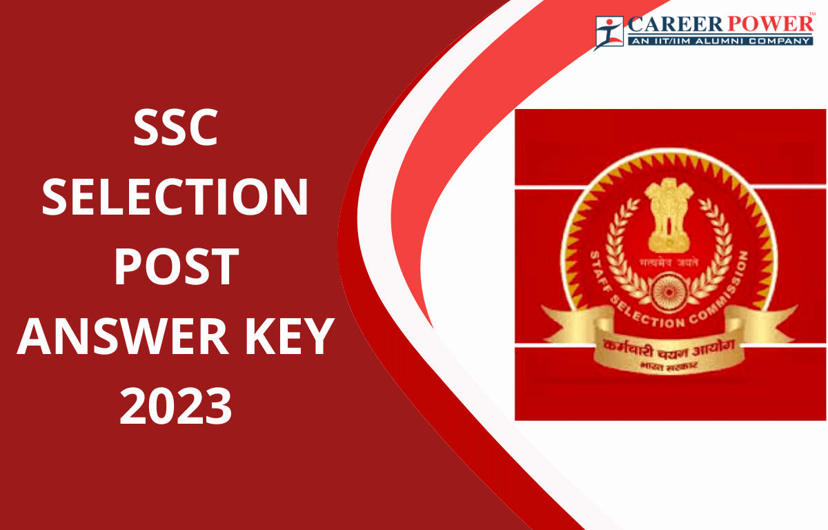 ssc selection post answer key 2023